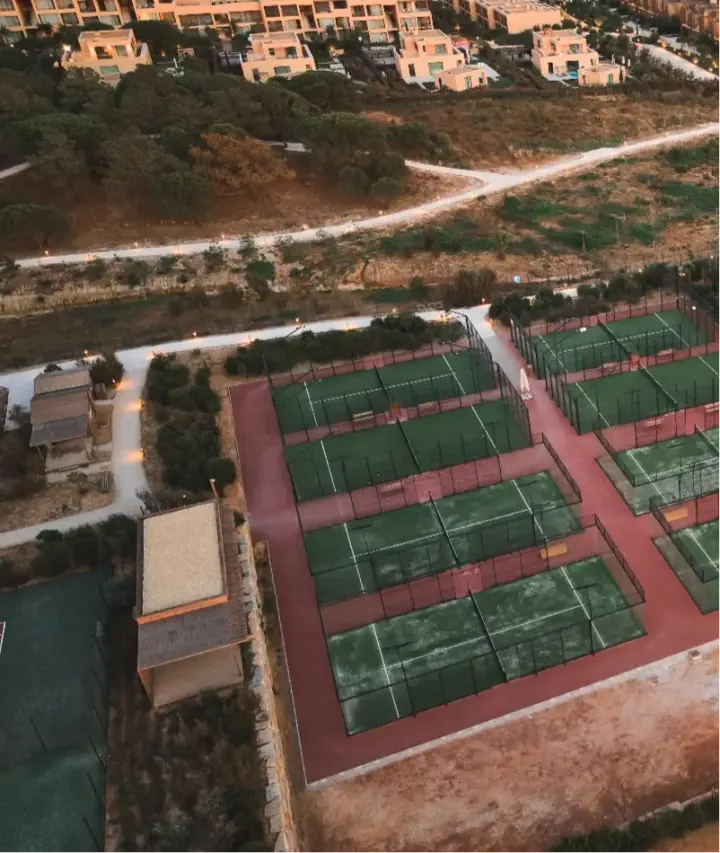 Campos de padel do Verdelago